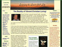Tablet Screenshot of enjoying-the-spirit-filled-life.com